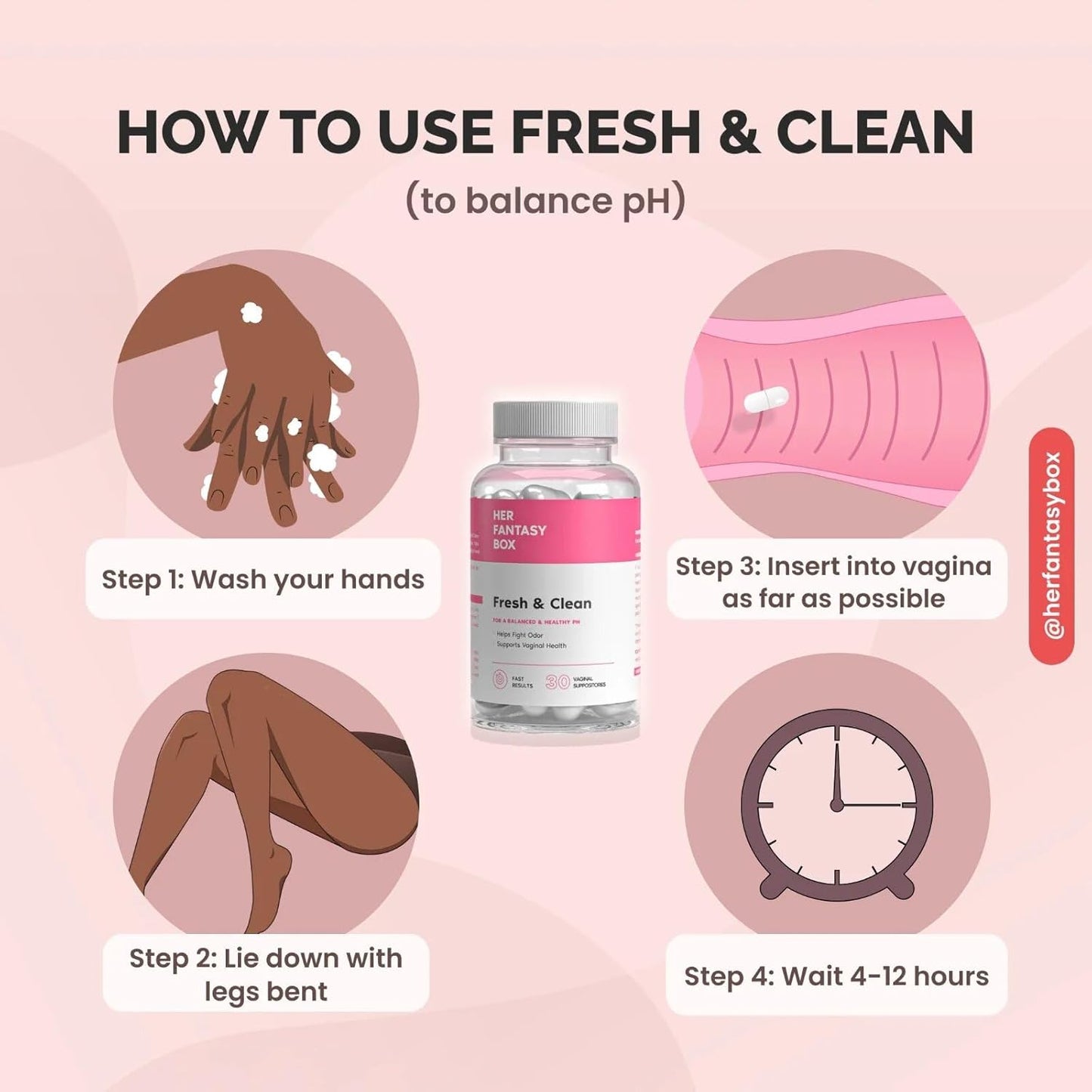 Fresh & Clean pH Restore Vaginal Suppositories